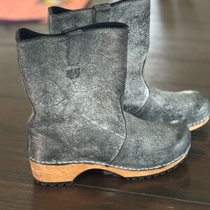 Sanita Juki Wood Clog Boot Grey Size 40